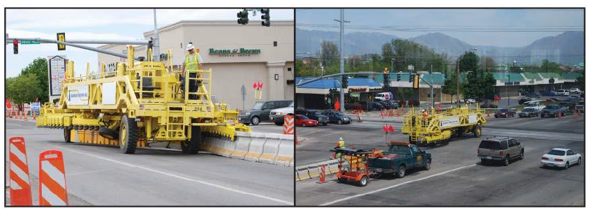 Figure 8 Moveable barrier has major benefits on both highways and arterials.