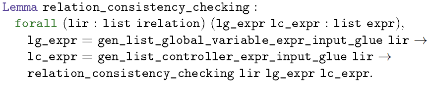 Fig. 11. Relation consistency of the input glue function