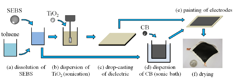 FIG. 1. Fabrication process of an SEC.