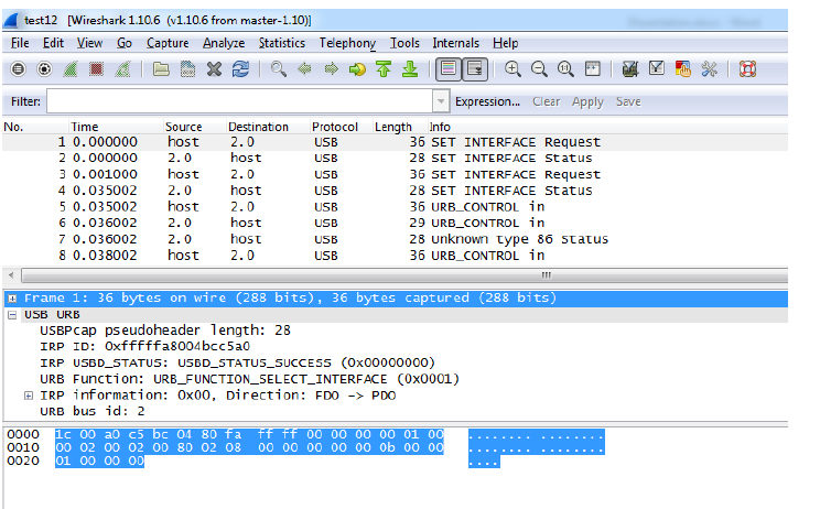 Figure 4.4: Screenshot of Packet Sniffing using Wireshark