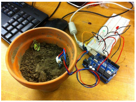 Figure 7 Arduino Uno and Soil Moisture Sensor