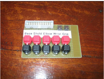 Figure 3 The twelve button interface board