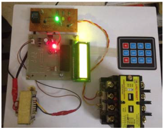 Fig: CB in closed state shown by green LED