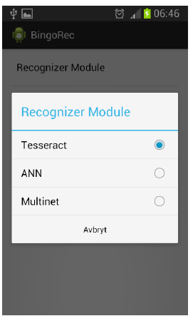 Figure 4.9: Settings