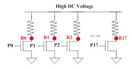 Fig. 2.1 Schematic of the voltage supply circuit.