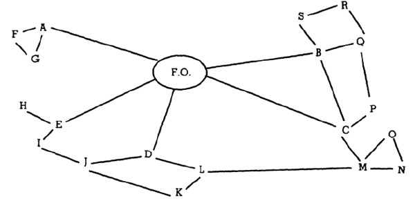 Figure 3. Network of an organization. Source: Rowley, 1997; p.891.