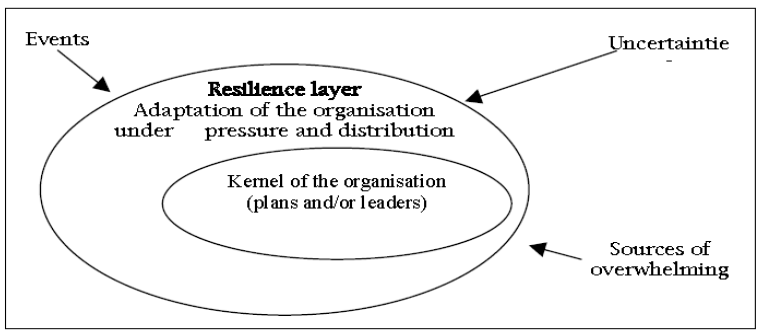 Fig 6: The resilience layer to organizational crisis