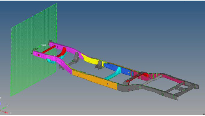 Figure 22-Model for mesh validation of Chassis