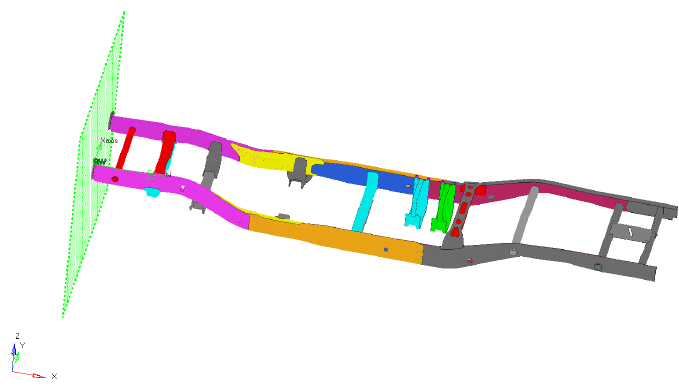 Figure 28-Model for Mesh Validation of Brackets