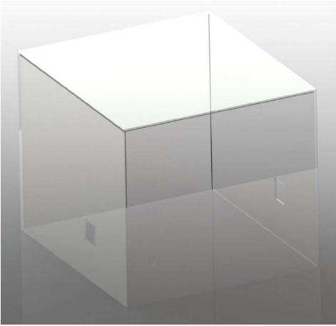 Figure 34. Acrylic housing designed to ensure safety.