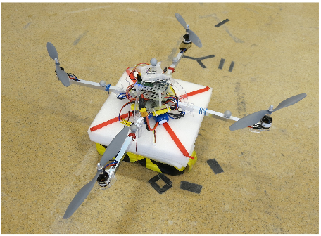 Figure 11. The quadrotor used for experimental implementation