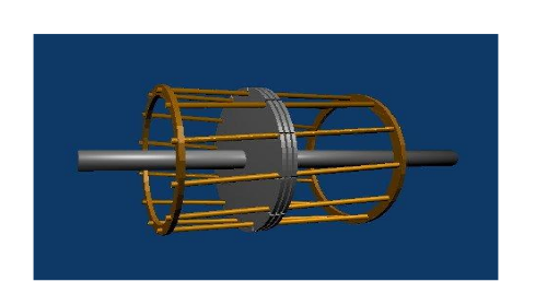 Figure  2 .2 A s quare cage rotor