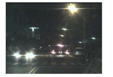 Figure 2 . A sample nighttime road scene