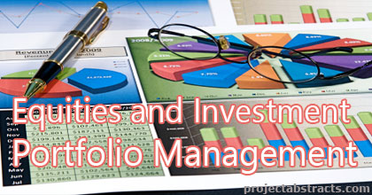 Equities and Investment Portfolio Management 