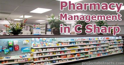 Pharmacy Management System in C Sharp