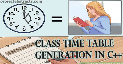 Class Time Table Generation 