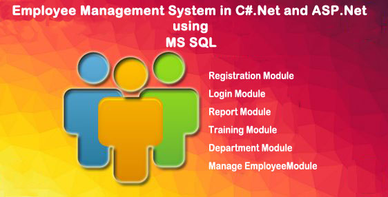 Employee Management System in C#.Net and ASP.Net using MS SQL