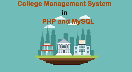 College Management System in PHP and MySQL