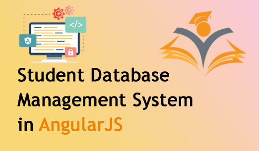 Student Database Management System in AngularJS